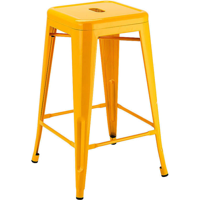 Stool - Tolix (yellow) - 660mmH